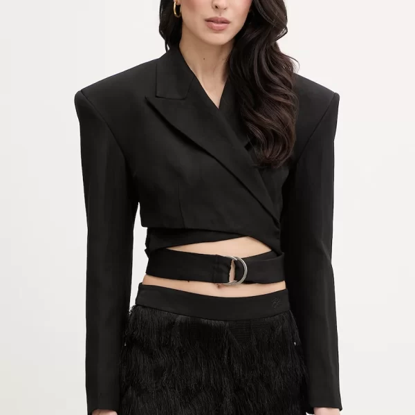 Karl Lagerfeld Karl Lagerfeld Studio γυναικείο σακάκι με λινό