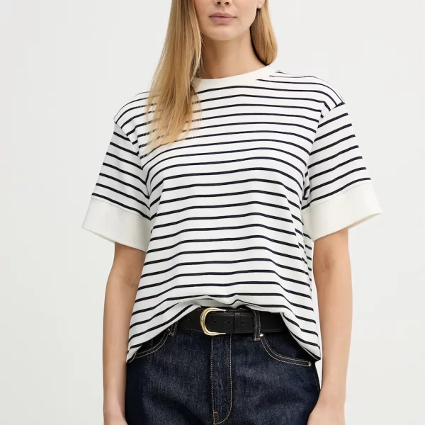 United Colors of Benetton United Colors of Benetton T-shirt γυναικείο με βαμβάκι