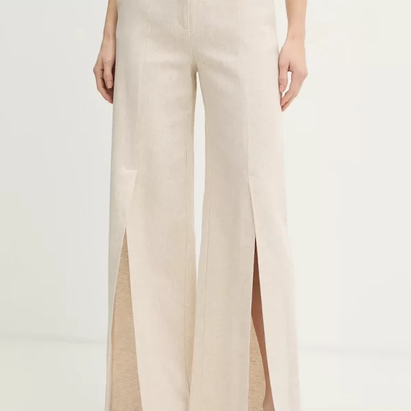 FRACOMINA Παντελόνι με προσθήκη λινού Fracomina