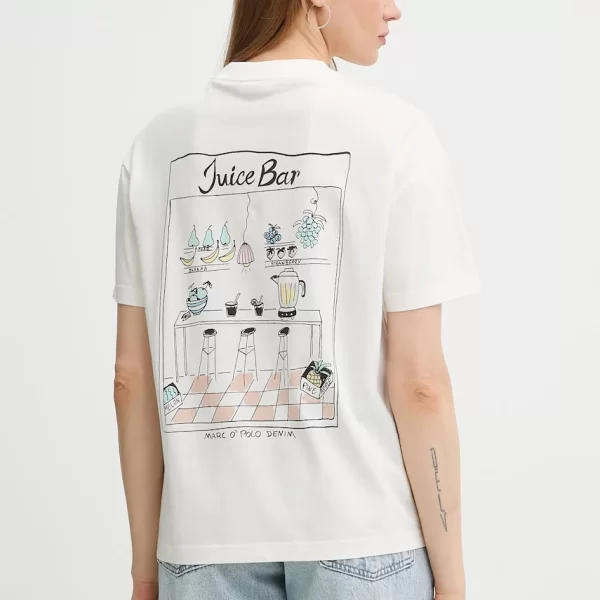 Marc O'Polo Βαμβακερό μπλουζάκι Marc O'Polo