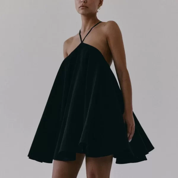 Muuv. Βαμβακερό φόρεμα MUUV. PLAINS