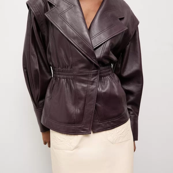 Answear Lab Answear.LAB Μπουφάν γυναικείο δερμάτινο από την Unscripted collection