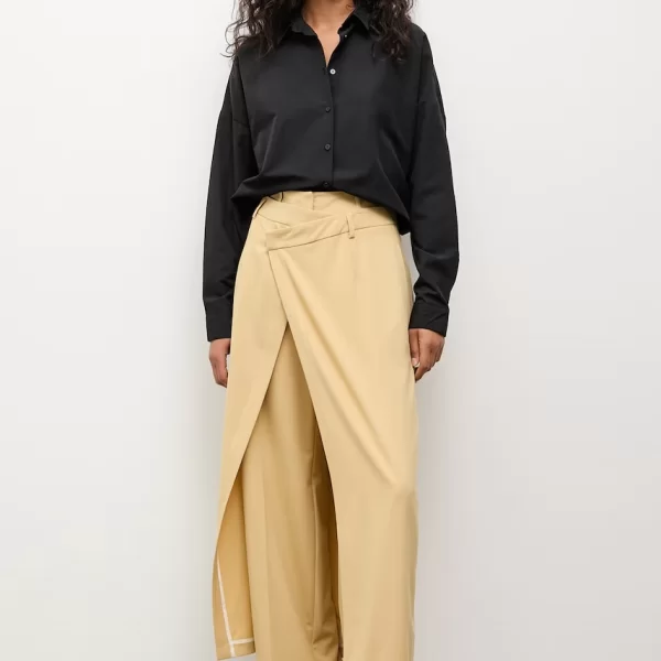 Answear Lab Παντελόνι Answear.LAB γυναικείο βαμβακερό από τη συλλογή Unscripted