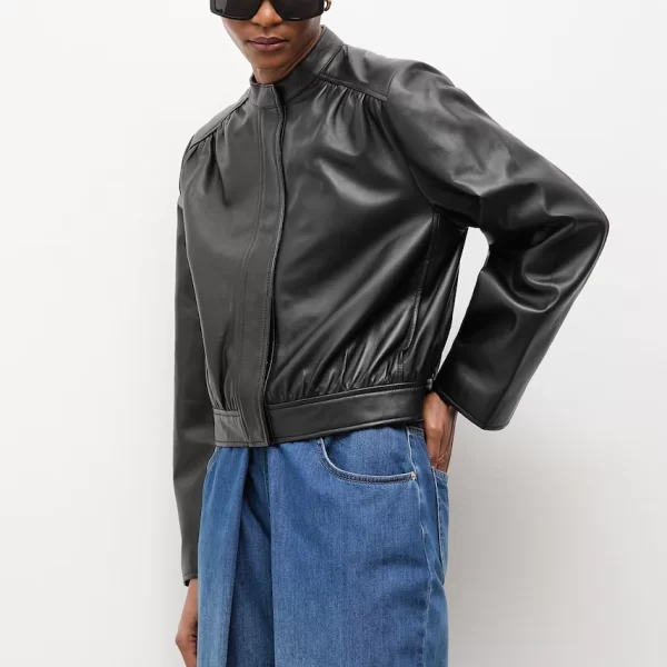 Answear Lab Answear.LAB Μπουφάν γυναικείο δερμάτινο από την Unscripted collection