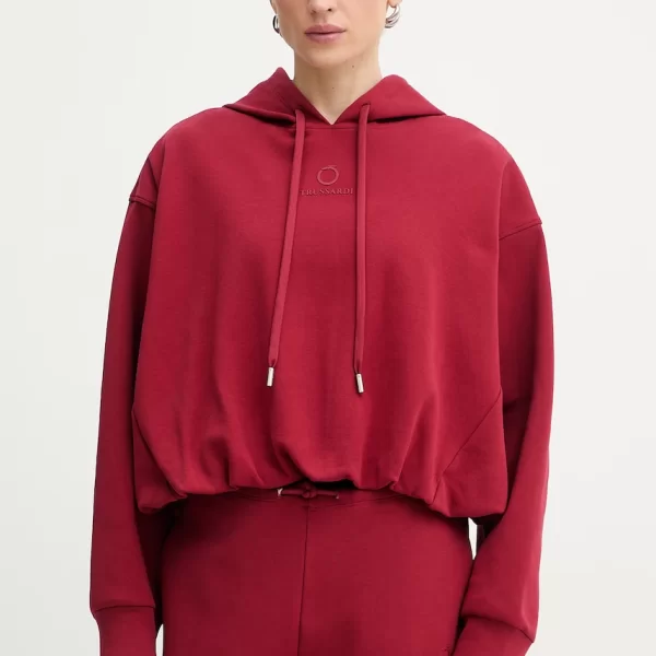 Trussardi Trussardi Μπλούζα με κουκούλα Γυναικεία βαμβακερή