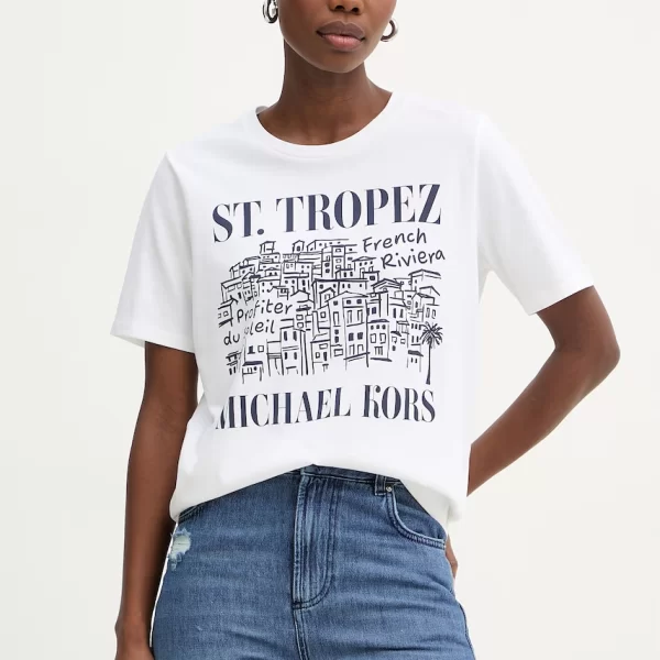 Michael Michael Kors MICHAEL Michael Kors T-shirt γυναικείο βαμβακερό