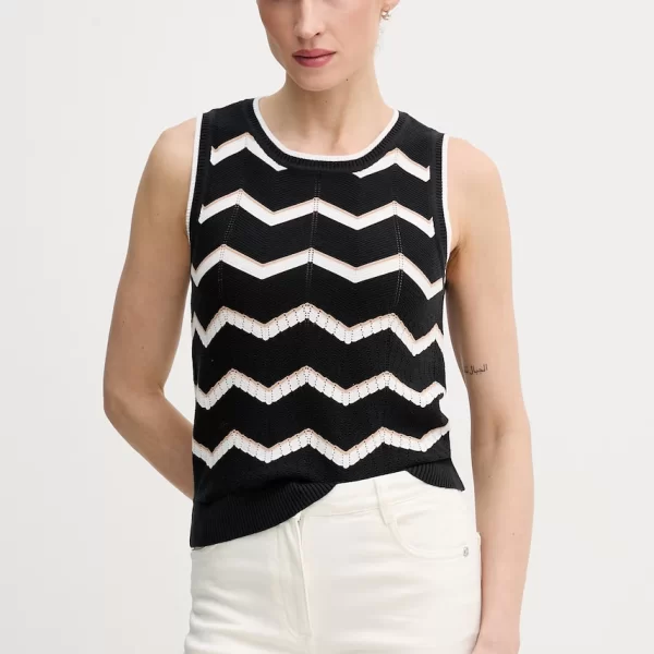 DKNY Βαμβακερό τοπ Dkny