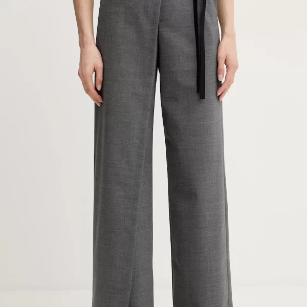 MM6 MAISON MARGIELA Παντελόνι με προσθήκη μαλλιού MM6 Maison Margiela