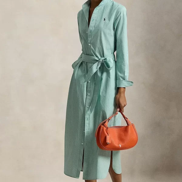 Polo Ralph Lauren Βαμβακερό φόρεμα Polo Ralph Lauren