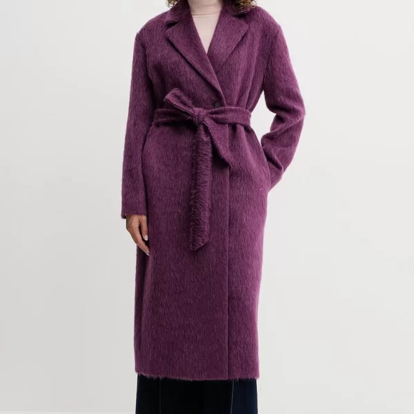 TWINSET Παλτό με προσθήκη μαλλιού Twinset