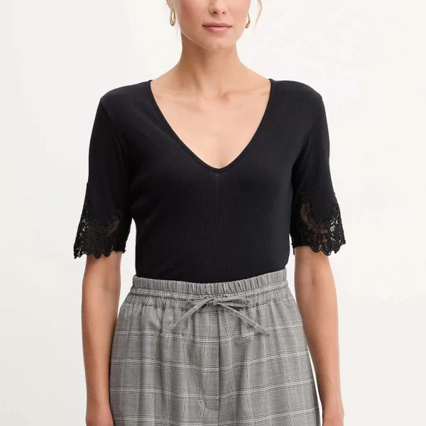 TWINSET Βαμβακερό μπλουζάκι Twinset