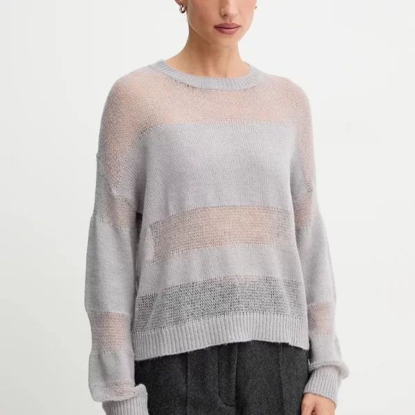 Patrizia Pepe Πουλόβερ με προσθήκη μαλλιού Patrizia Pepe