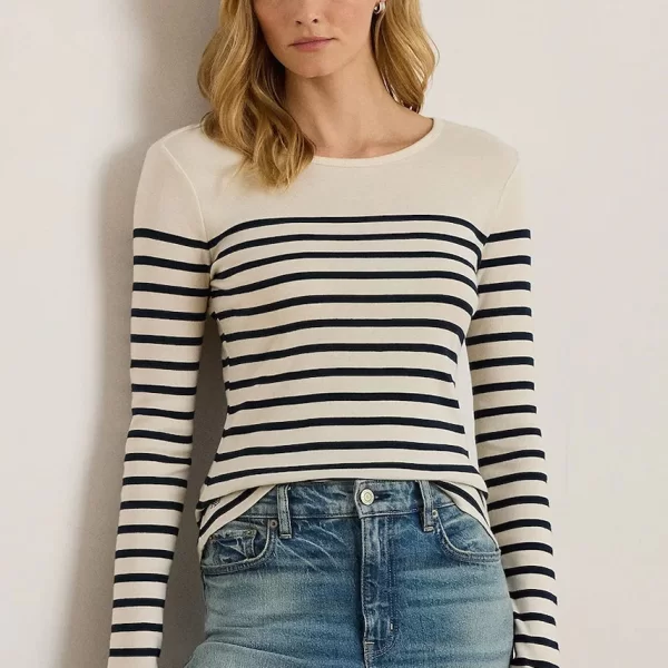 LAUREN RALPH LAUREN Βαμβακερή μπλούζα Lauren Ralph Lauren