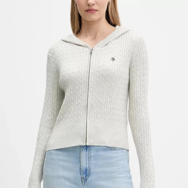 guess jeans Ζακέτα με μείγμα μετάξι Guess Jeans