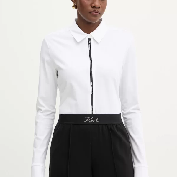 Karl Lagerfeld Βαμβακερό πουκάμισο Karl Lagerfeld