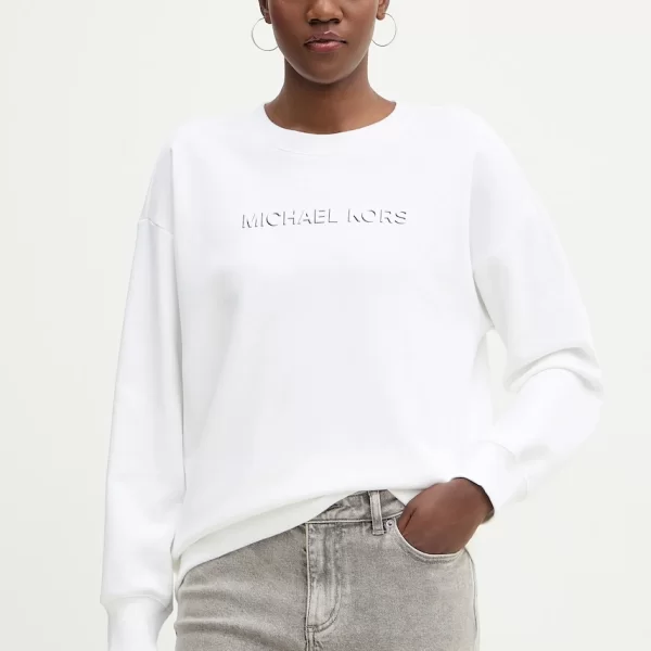 Michael Michael Kors Βαμβακερή μπλούζα MICHAEL Michael Kors