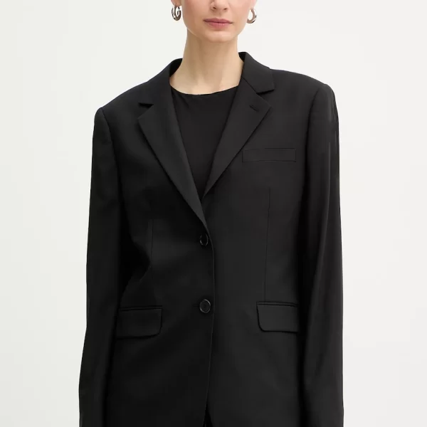 Karl Lagerfeld Σακάκι με προσθήκη μάλλινου υφάσματος Karl Lagerfeld