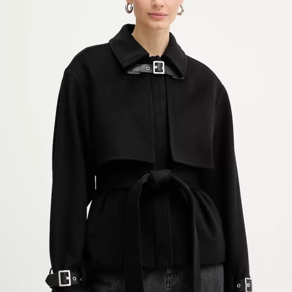 Karl Lagerfeld Παλτό με προσθήκη μαλλιού Karl Lagerfeld