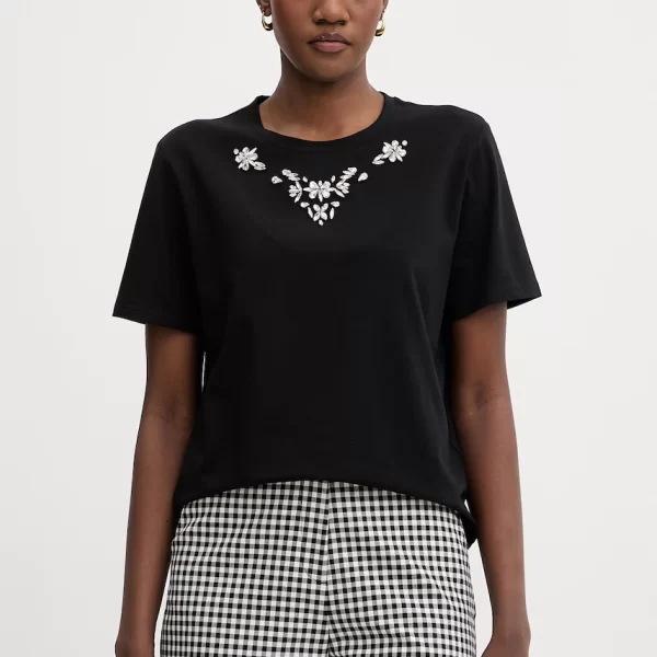 MORGAN Morgan T-shirt Γυναικείο βαμβακερό με ελαστάν