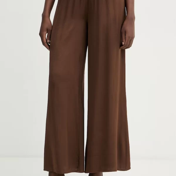 HAVEONE Haveone παντελόνι palazzo γυναικείο από βισκόζη