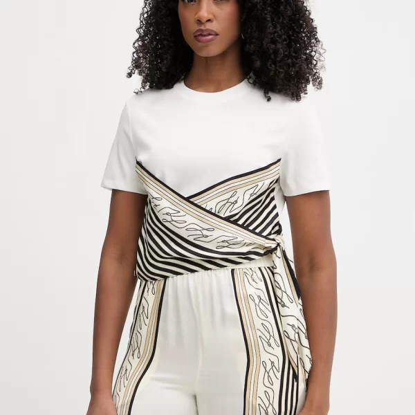 Karl Lagerfeld Karl Lagerfeld t-shirt Γυναικείο με βαμβάκι