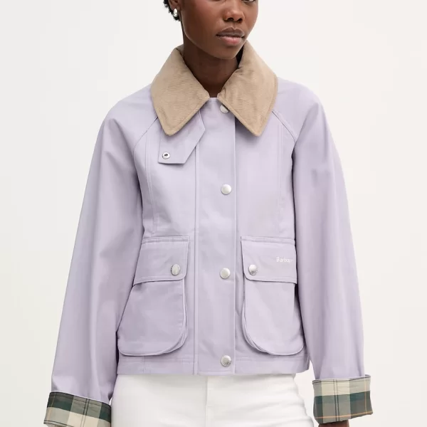 BARBOUR Barbour Κοντό μπουφάν γυναικείο βαμβακερό