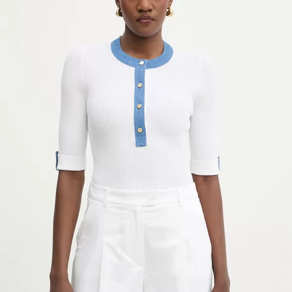 LUISA SPAGNOLI Luisa Spagnoli μπλούζα Γυναικεία με βισκόζη Colli