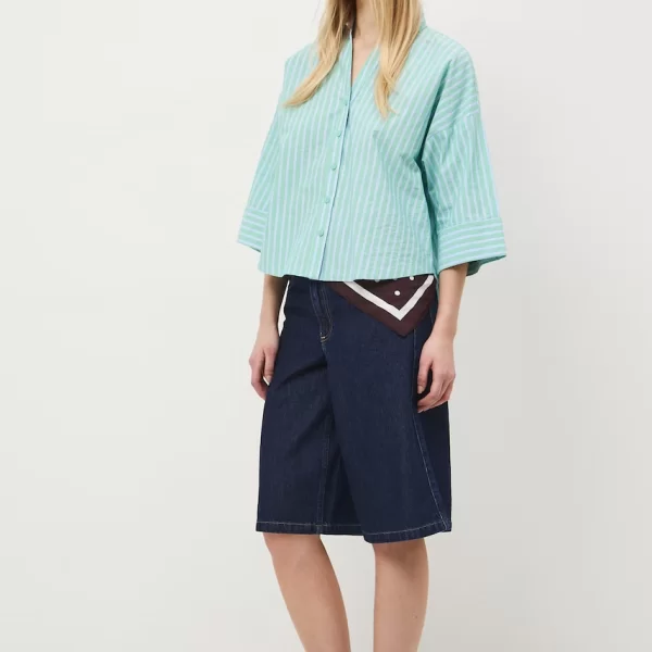 Medicine Γυναικείο Πουκάμισο από βαμβάκι με ελαστάν Medicine