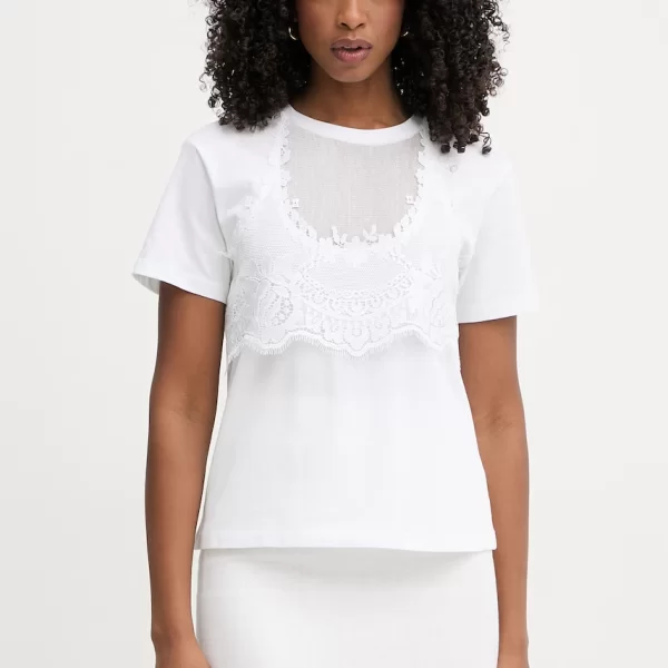 TWINSET Twinset t-shirt γυναικείο βαμβακερό