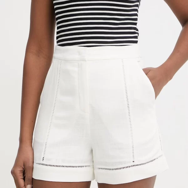 Karl Lagerfeld Karl Lagerfeld Σορτς Γυναικεία με πρόσμιξη λινού