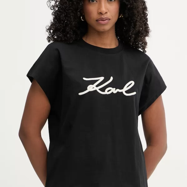 Karl Lagerfeld Karl Lagerfeld t-shirt γυναικείο βαμβακερό