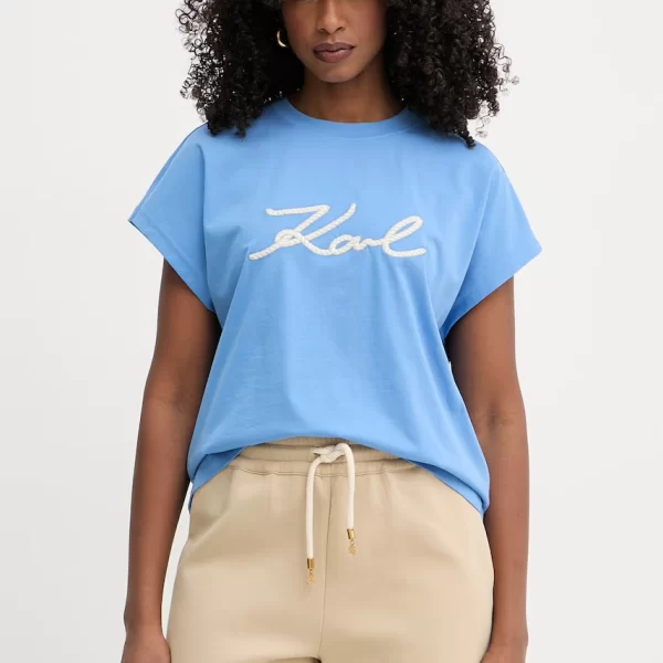 Karl Lagerfeld Karl Lagerfeld T-shirt Γυναικείο Βαμβακερό