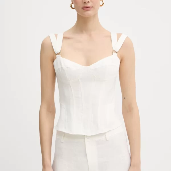 Bardot Bardot τοπ γυναικείο λινό