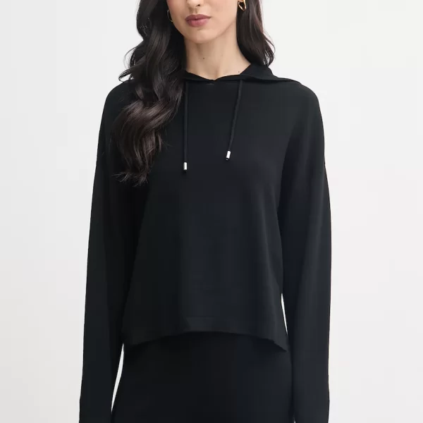 United Colors of Benetton United Colors of Benetton Μπλούζα με κουκούλα γυναικεία με βισκόζη