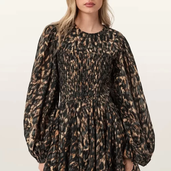 AllSaints AllSaints Φόρεμα flared βαμβάκι CHIA