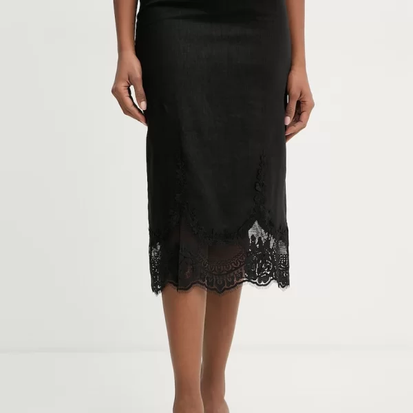 TWINSET Twinset φούστα λινή