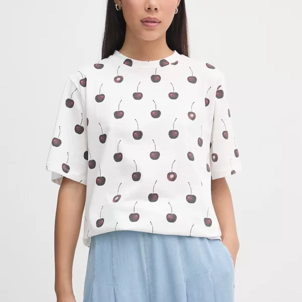 STINE GOYA Stine Goya Basic t-shirt γυναικείο βαμβακερό