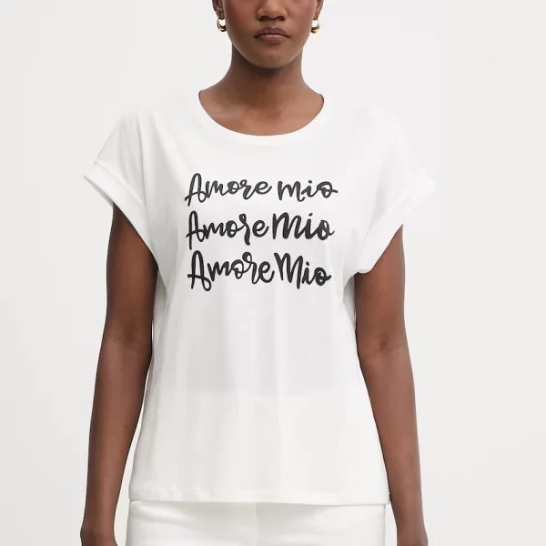MORGAN Morgan T-shirt γυναικείο βαμβακερό