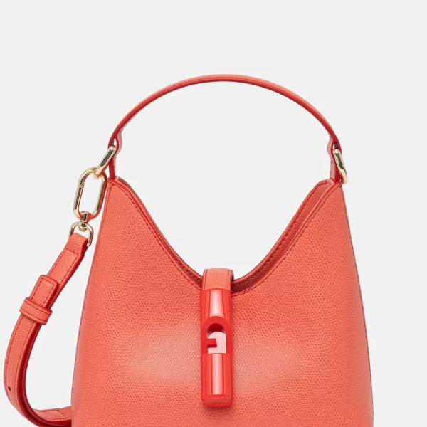 Furla Furla μικρή τσάντα γυναικεία δερμάτινη Iride Mini Hobo