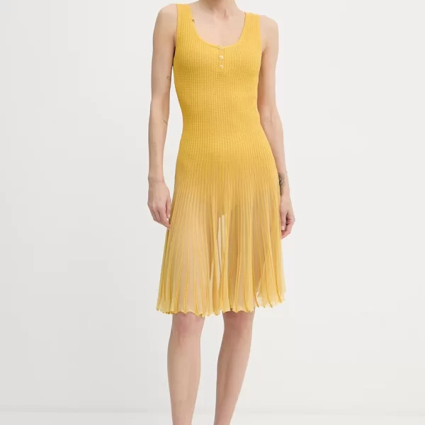 ELISABETTA FRANCHI Elisabetta Franchi φόρεμα flared με βισκόζη