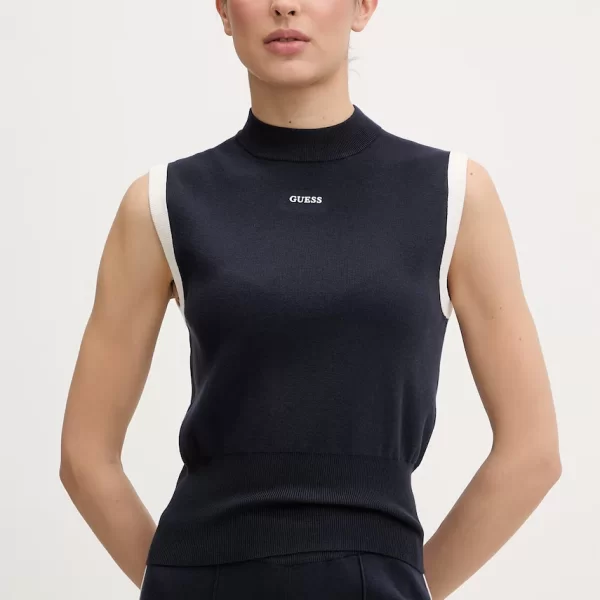 Guess Guess Τοπ γυναικείο με βισκόζη LAURENE