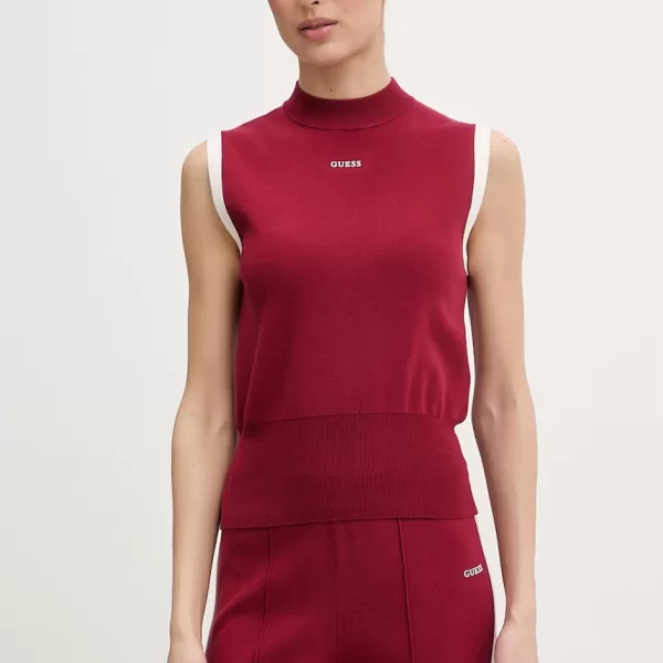 Guess Guess τοπ γυναικείο με βισκόζη LAURENE