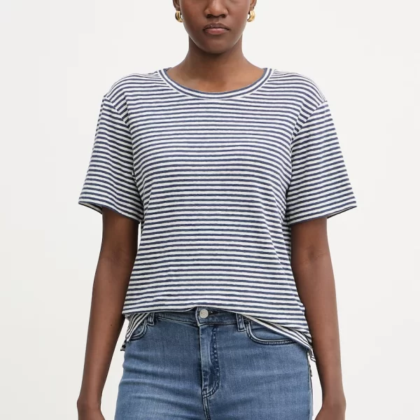 WEEKEND MAX MARA Weekend Max Mara t-shirt γυναικείο με λινό PELOTA