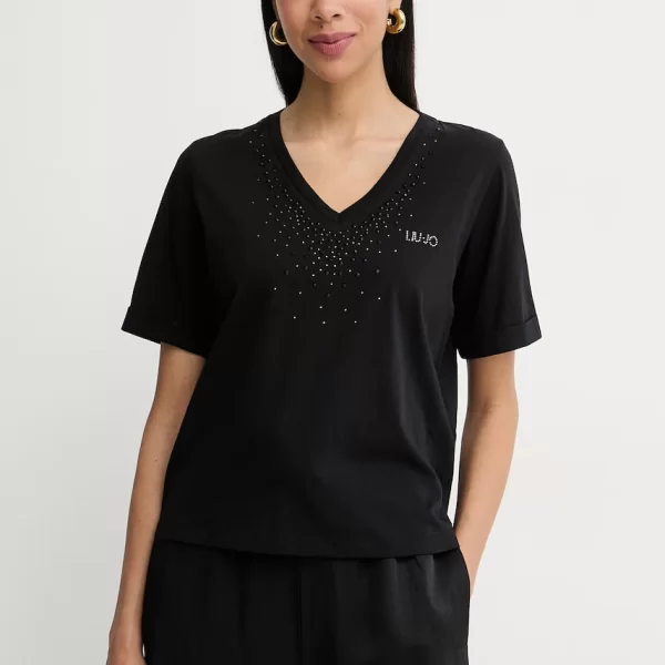 Liu Jo Liu Jo T-shirt γυναικείο βαμβακερό