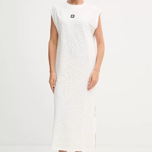 HUGO HUGO φόρεμα με βαμβάκι ZEB_dress