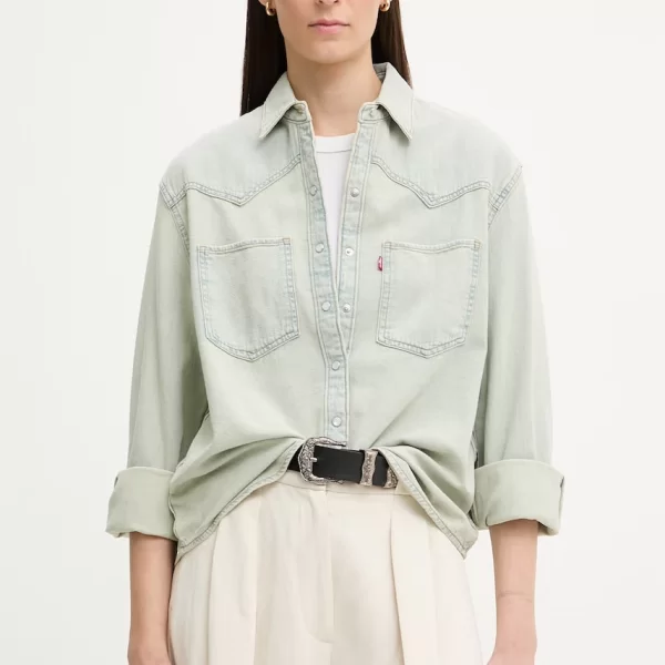 Levi's Levi's γυναικείο πουκάμισο ντένιμ TEODORA WESTERN