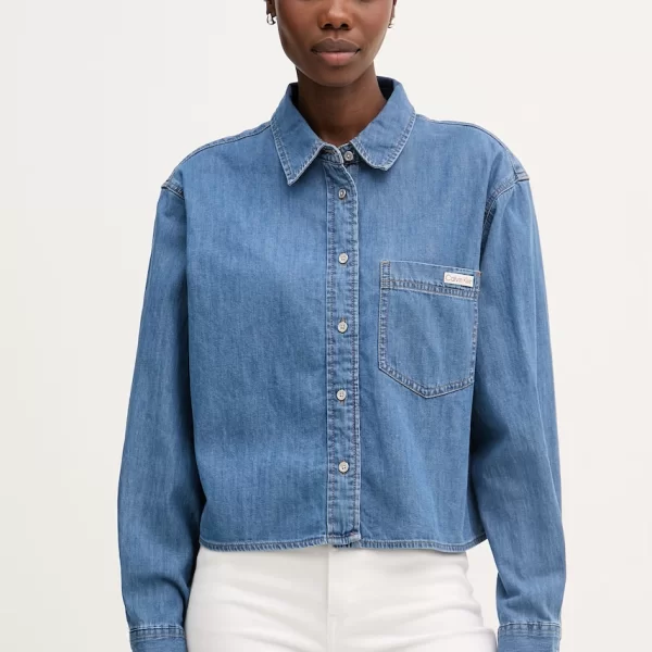Calvin Klein Jeans Calvin Klein Jeans Πουκάμισο γυναικείο ντένιμ