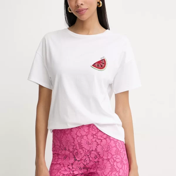 Liu Jo Liu Jo t-shirt γυναικείο βαμβακερό