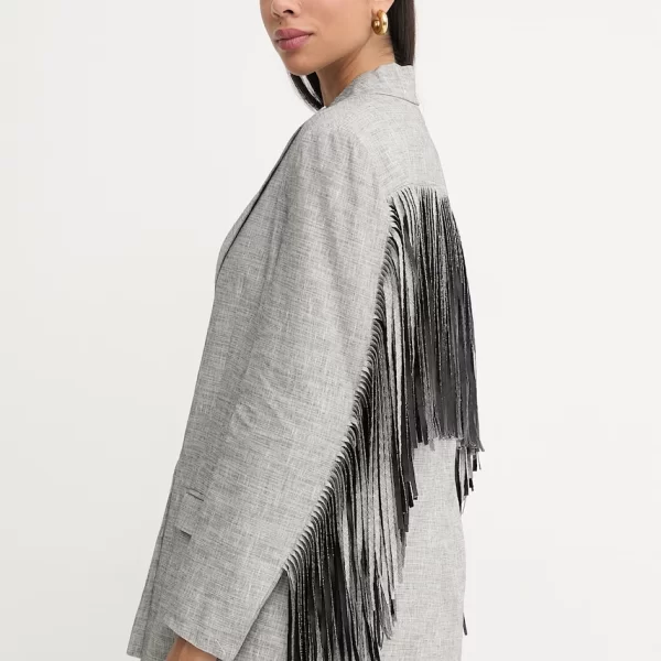 PINKO Pinko σταυρωτό σακάκι γυναικείο με λινό