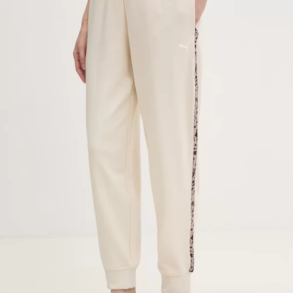 Puma Puma Παντελόνι επίσημο Γυναικείο με βαμβάκι Essential graphic animal